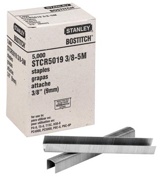 Bostitch Nietjes STCR501910E (10 mm), voor PC8000, doos van 5.000 nietjes