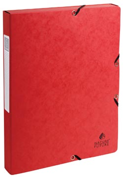 Exacompta boîte de classement Exabox rouge, dos de 2,5 cm