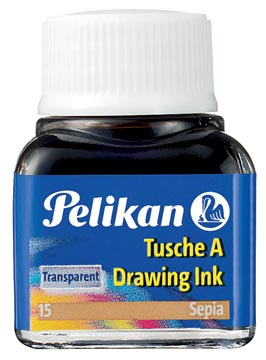 Pelikan Oost-Indische inkt sepia, flesje van 10 ml