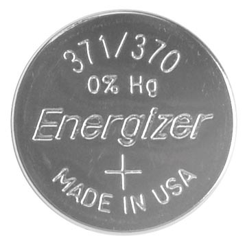 Energizer batterij knoopcel 371/370, op mini-blister